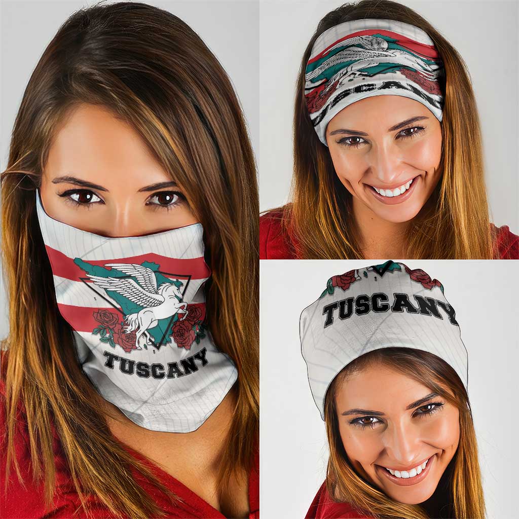 Italy Tuscany Neck Gaiter Pegasus With Map Style LT19