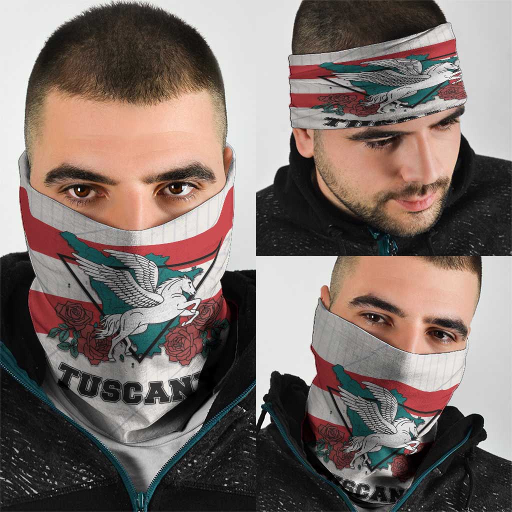 Italy Tuscany Neck Gaiter Pegasus With Map Style LT19