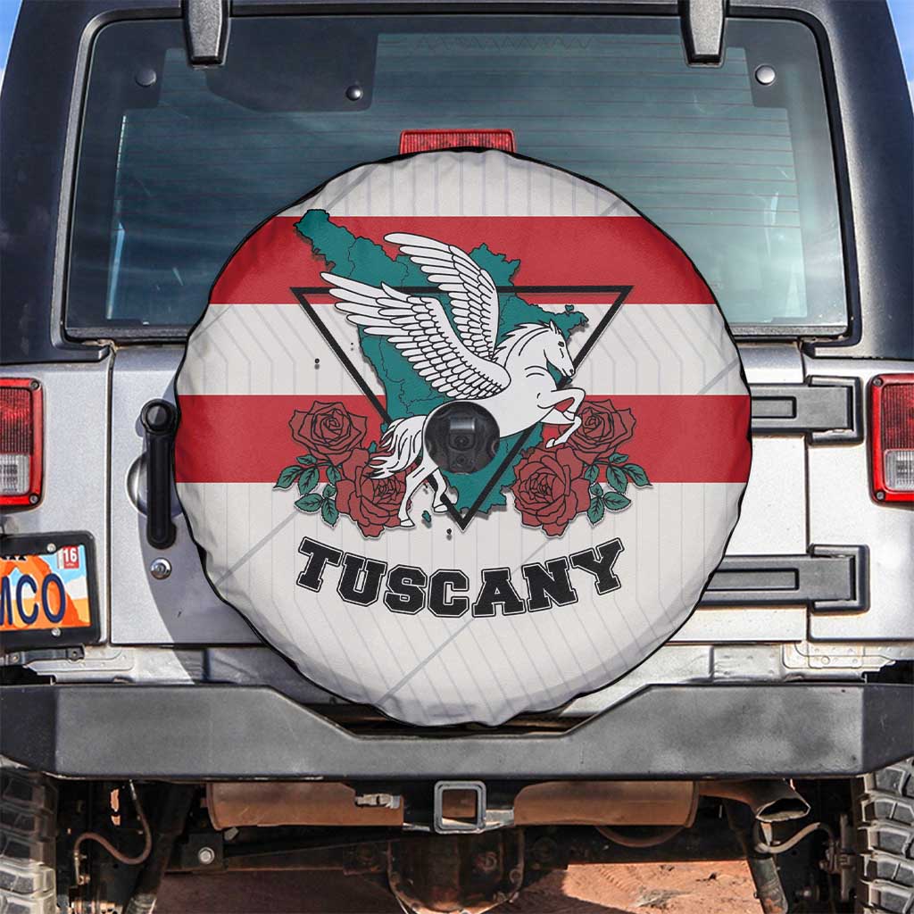 Italy Tuscany Spare Tire Cover Pegasus With Map Style LT19