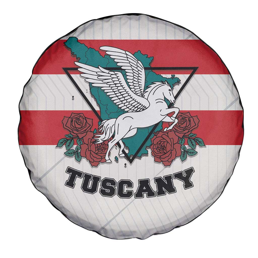 Italy Tuscany Spare Tire Cover Pegasus With Map Style LT19