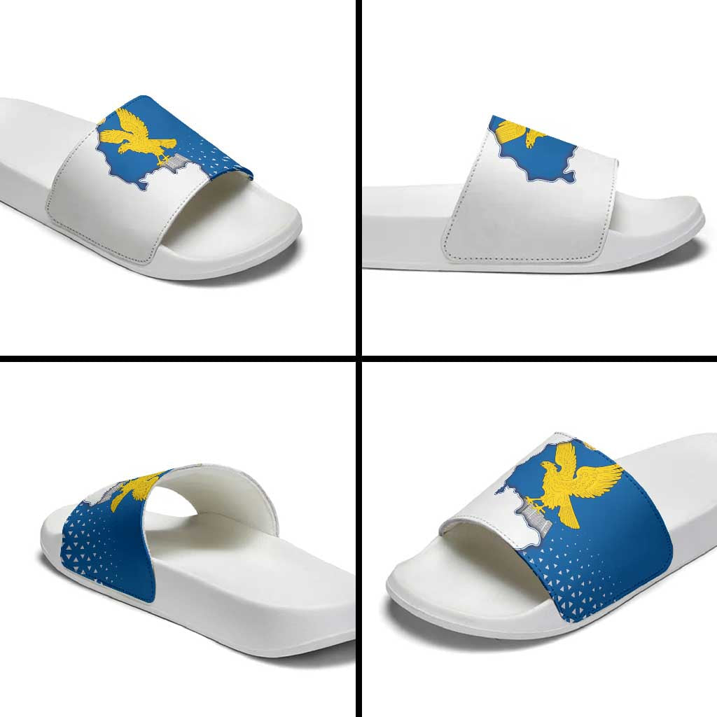 Italy Friuli-Venezia Giulia Slide Sandals Flag Vintage Style LT19