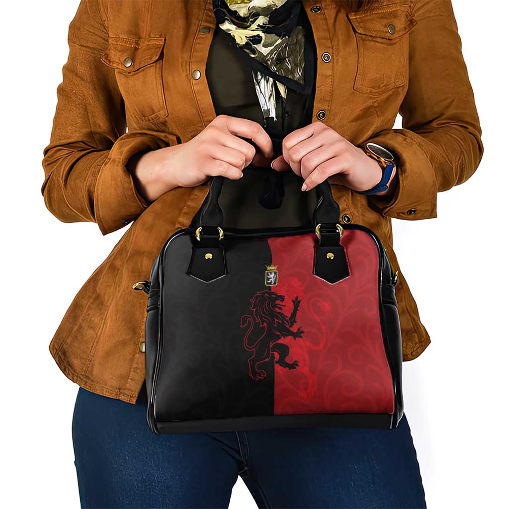 Italy Aosta Valley Shoulder Handbag Emblem With Flag Style LT19