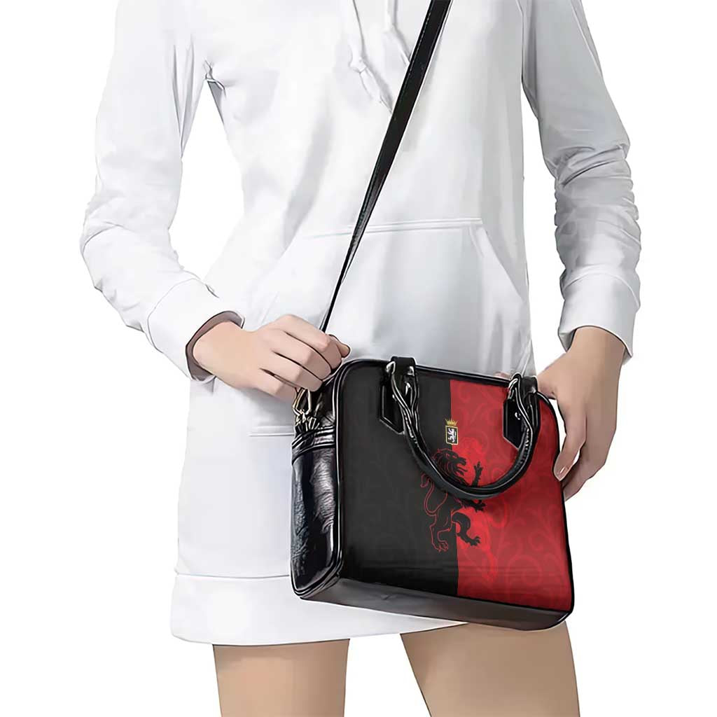 Italy Aosta Valley Shoulder Handbag Emblem With Flag Style LT19