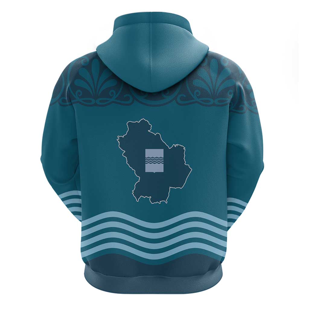 Italy Basilicata Hoodie Map With Flag Style LT19