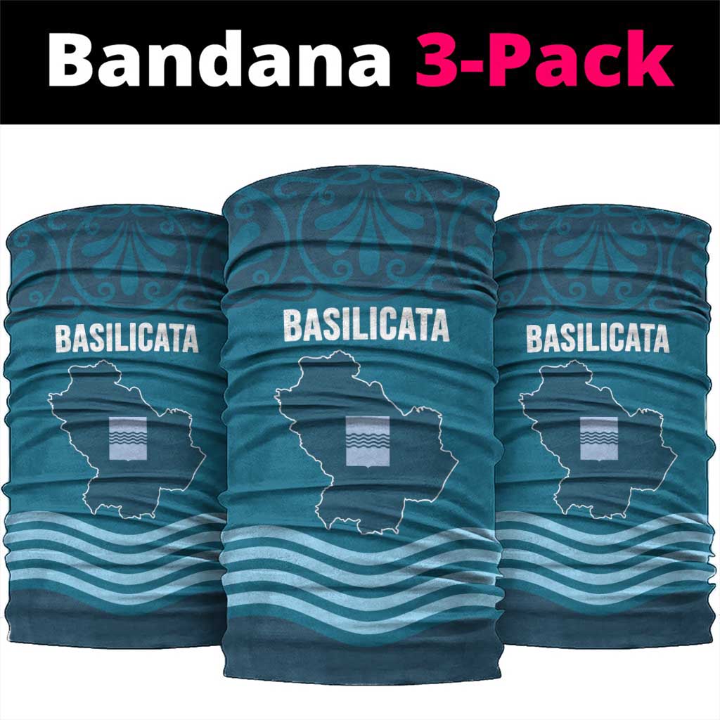 Italy Basilicata Neck Gaiter Map With Flag Style LT19
