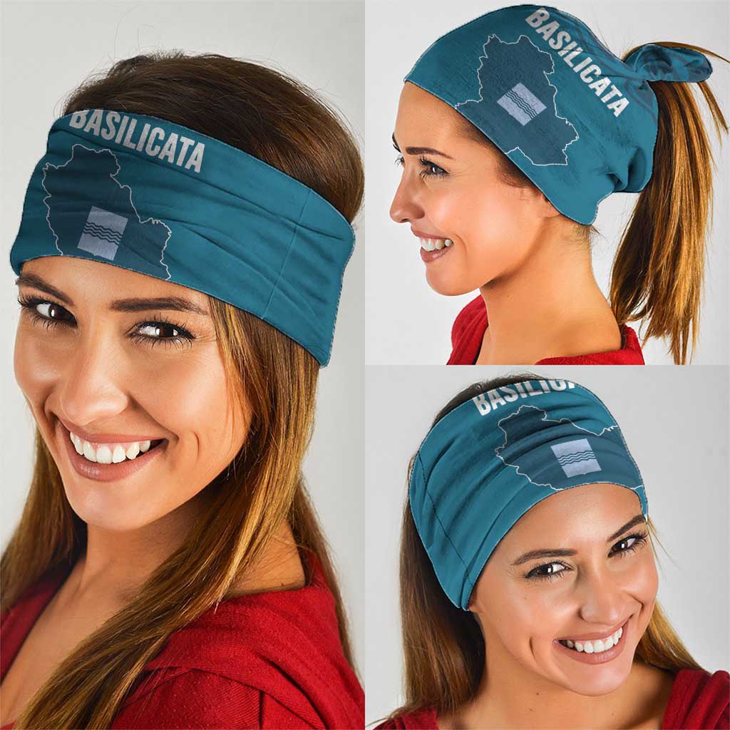 Italy Basilicata Neck Gaiter Map With Flag Style LT19