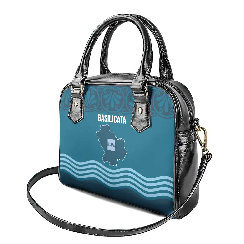 Italy Basilicata Shoulder Handbag Map With Flag Style LT19