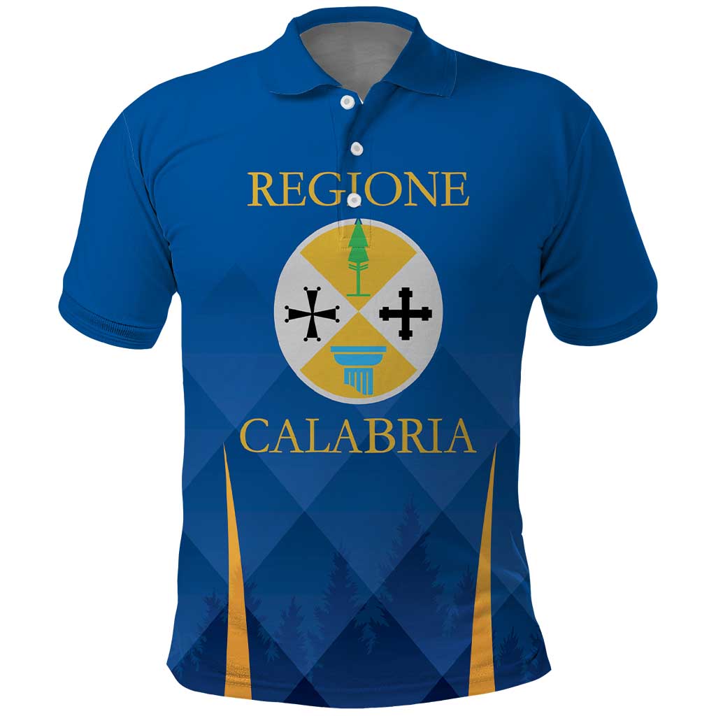 Italy Calabria Polo Shirt Flag Style LT19