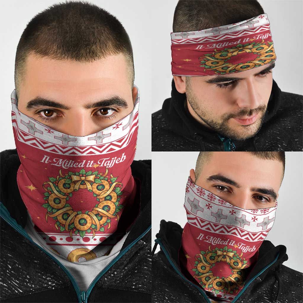 Malta Christmas Neck Gaiter Maltese Honey Rings LT19