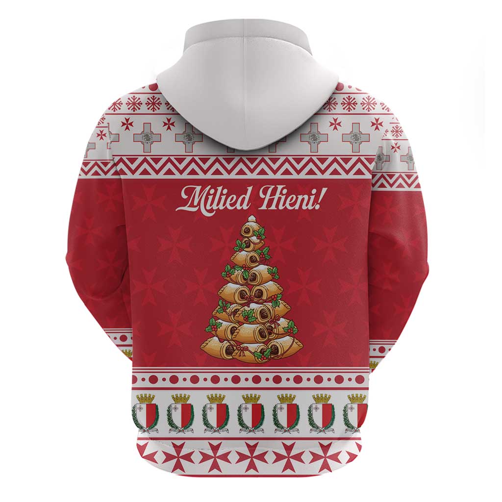 Traditional Maltese Imqaret Pastry Hoodie Malta Imqaret Christmas Tree LT19