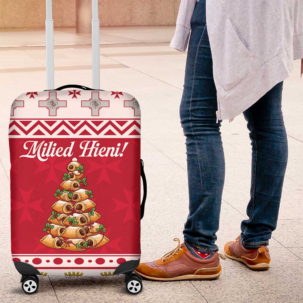Traditional Maltese Imqaret Pastry Luggage Cover Malta Imqaret Christmas Tree LT19