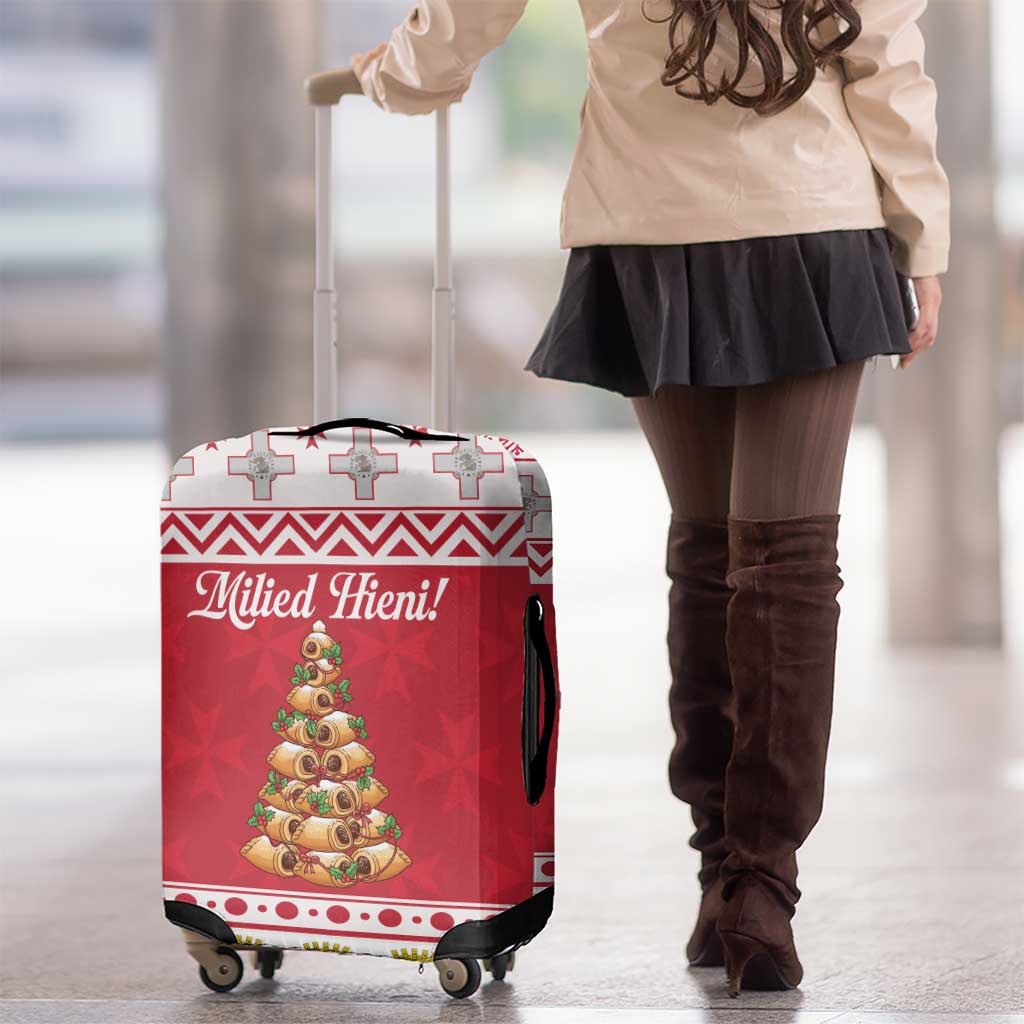 Traditional Maltese Imqaret Pastry Luggage Cover Malta Imqaret Christmas Tree LT19