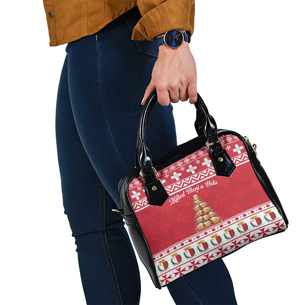 Cute Maltese Imqaret Pastry Christmas Shoulder Handbag Christmas Joy in Malta LT19