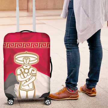 Italy Abruzzo Luggage Cover Emblem With Flag Style LT19