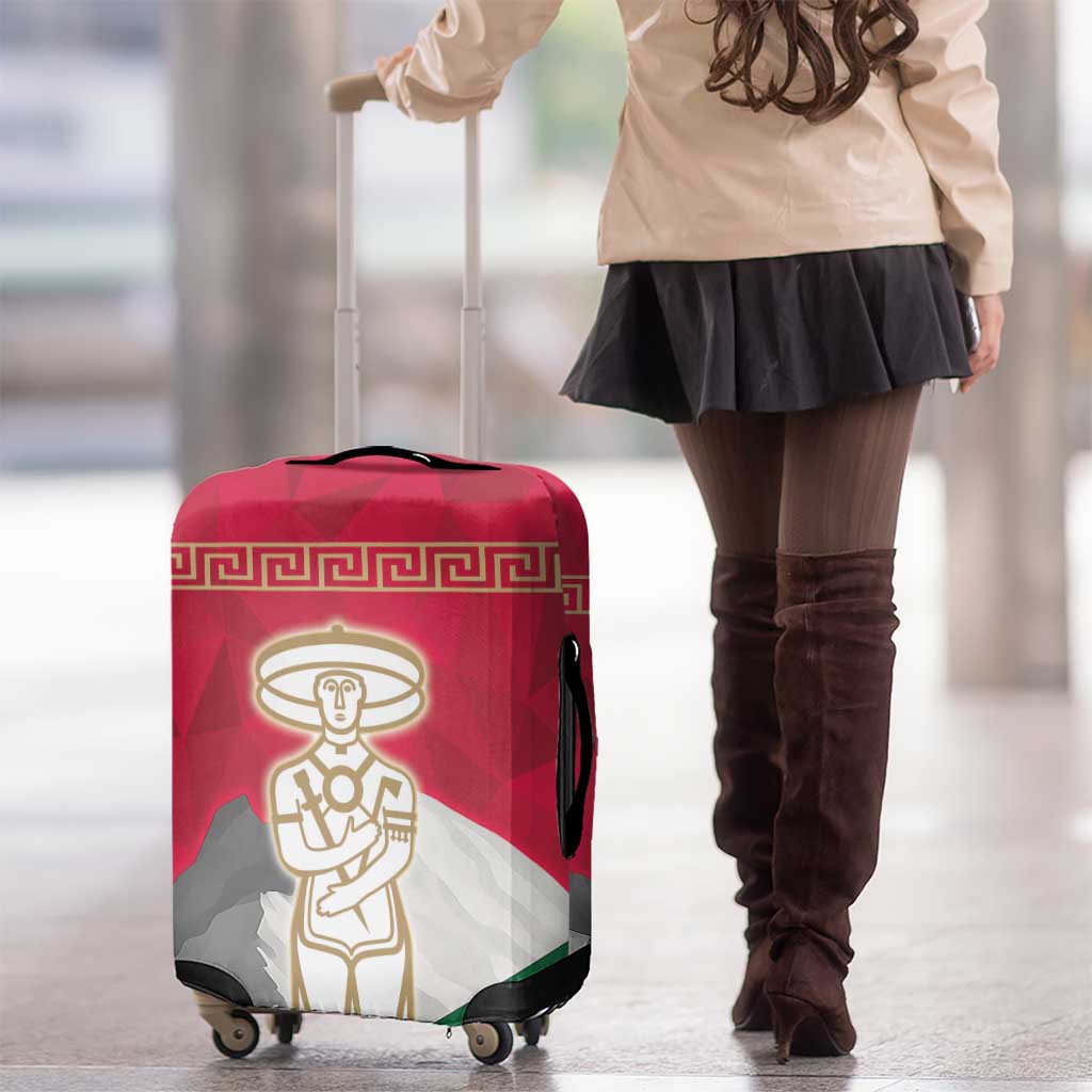 Italy Abruzzo Luggage Cover Emblem With Flag Style LT19