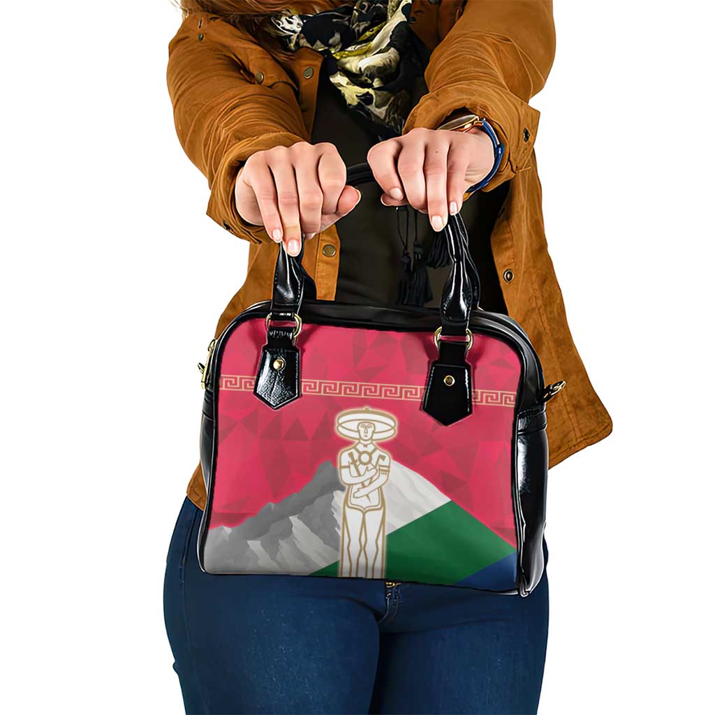 Italy Abruzzo Shoulder Handbag Emblem With Flag Style LT19