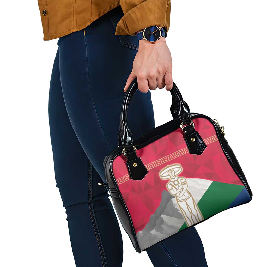 Italy Abruzzo Shoulder Handbag Emblem With Flag Style LT19