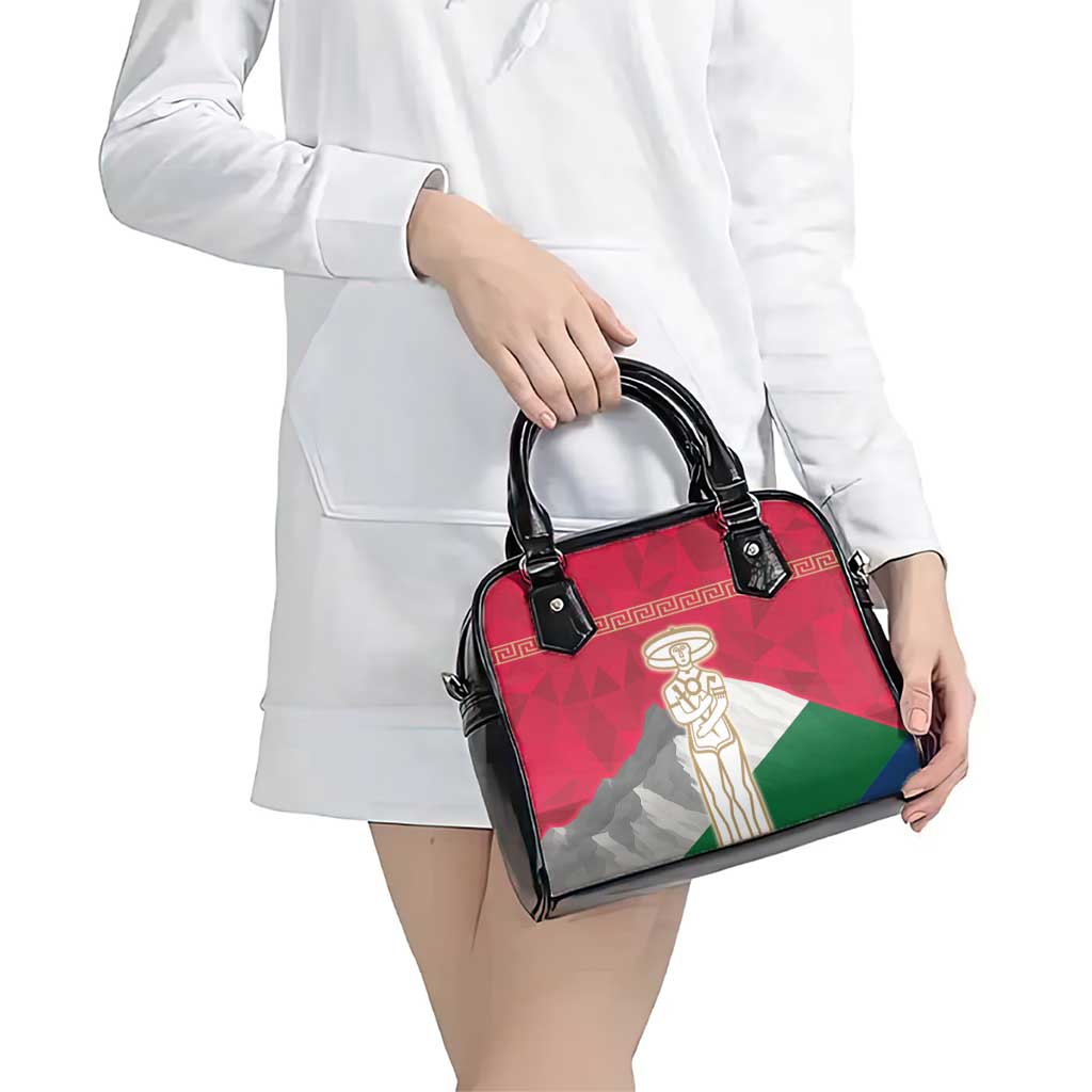Italy Abruzzo Shoulder Handbag Emblem With Flag Style LT19