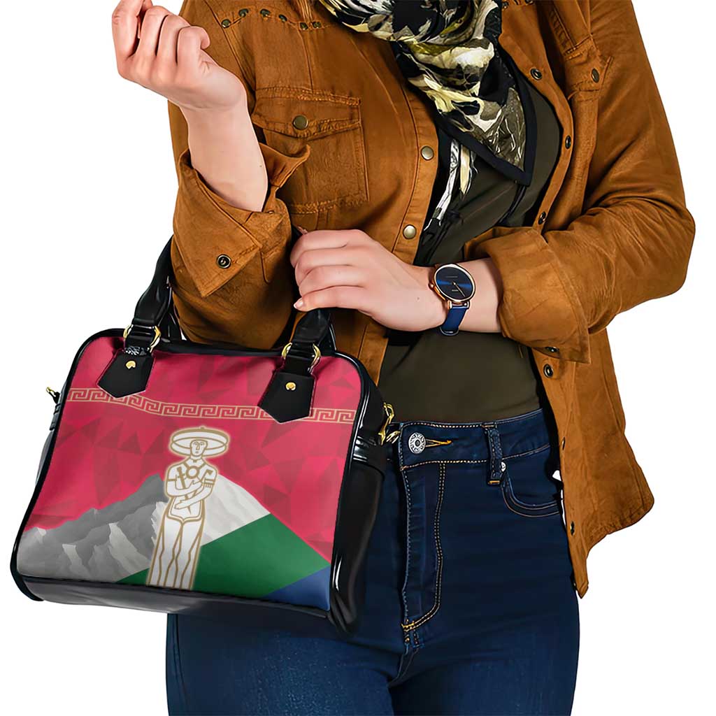 Italy Abruzzo Shoulder Handbag Emblem With Flag Style LT19