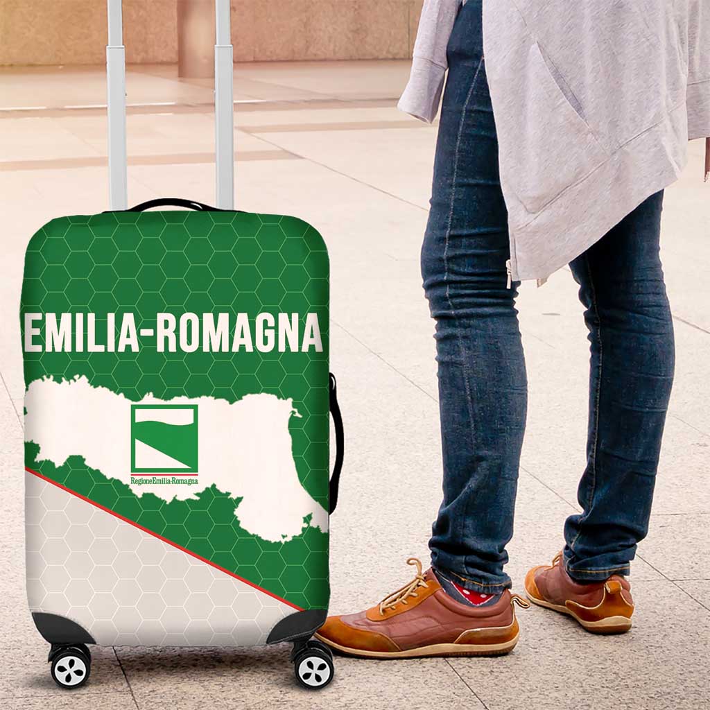 Italy Emilia-Romagna Luggage Cover Map With Flag Style LT19