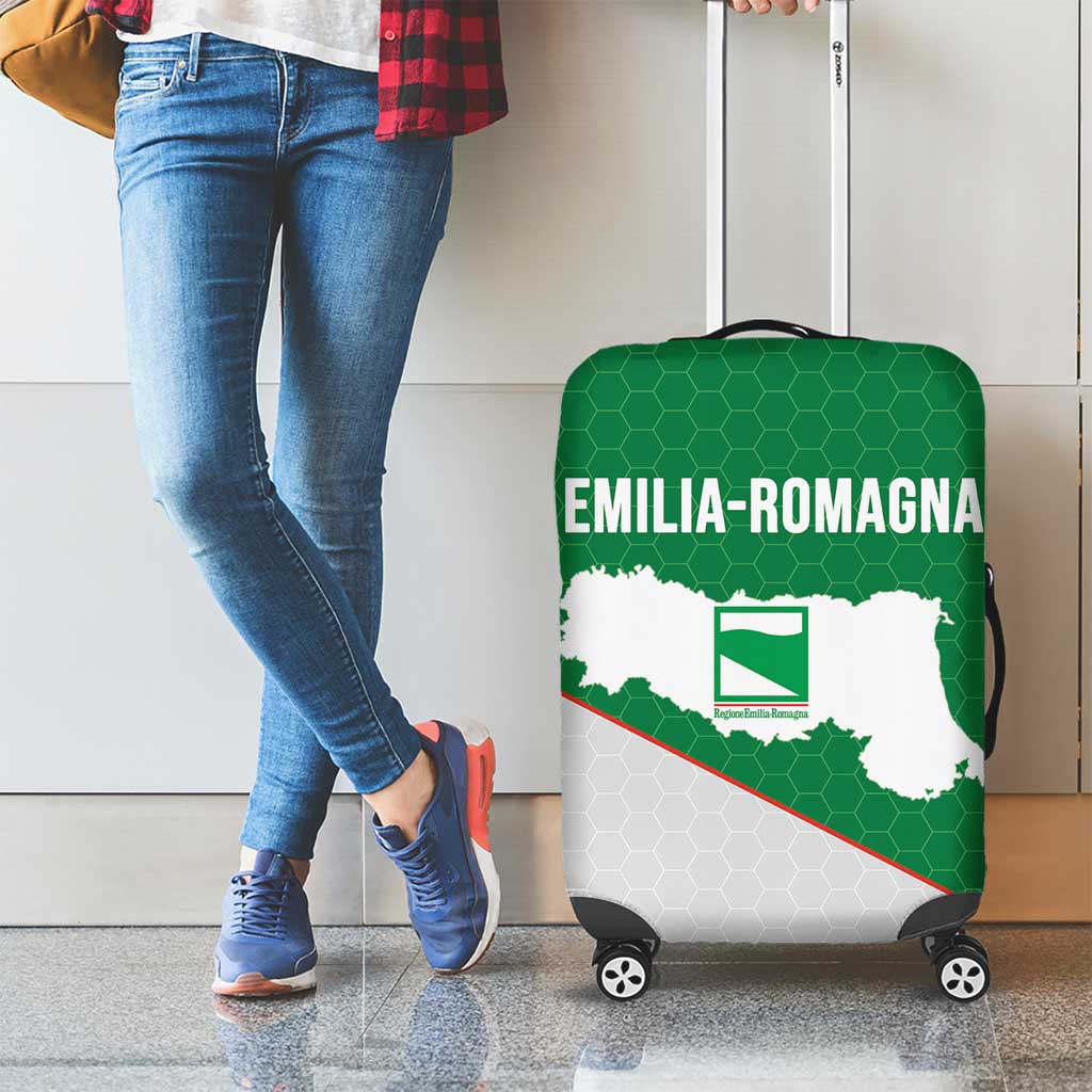 Italy Emilia-Romagna Luggage Cover Map With Flag Style LT19