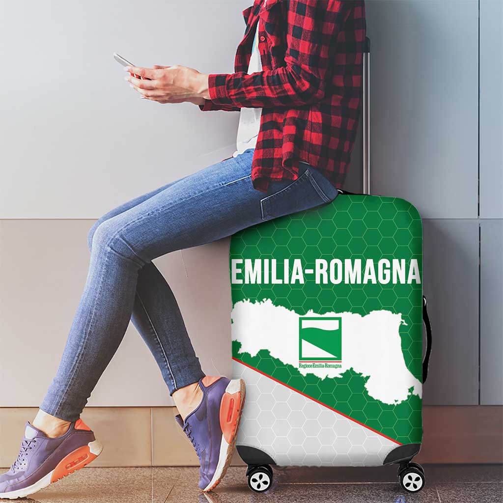 Italy Emilia-Romagna Luggage Cover Map With Flag Style LT19