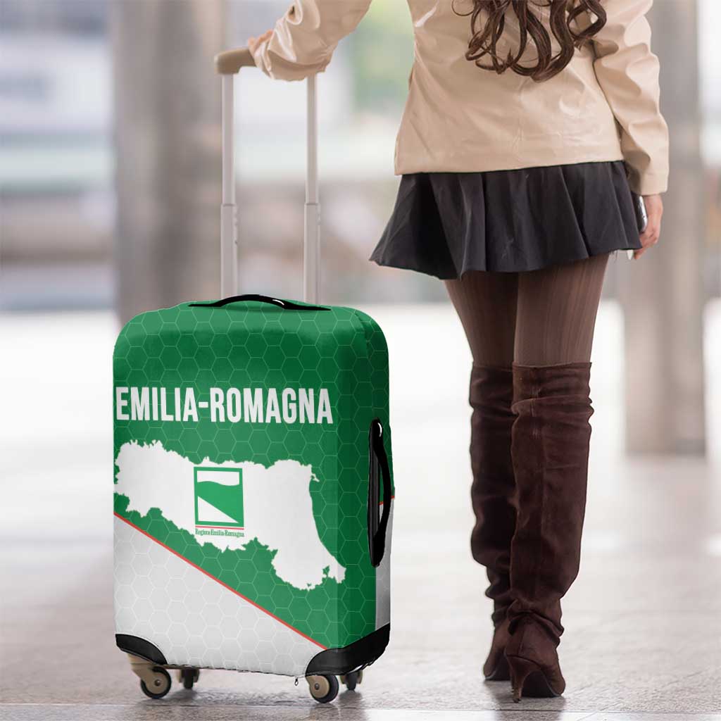 Italy Emilia-Romagna Luggage Cover Map With Flag Style LT19