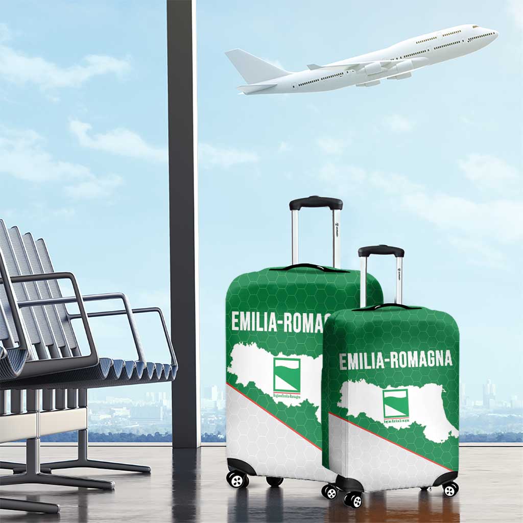Italy Emilia-Romagna Luggage Cover Map With Flag Style LT19