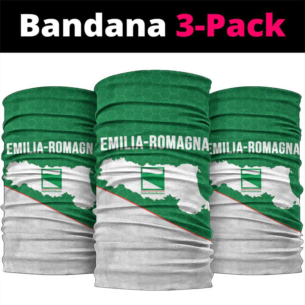 Italy Emilia-Romagna Neck Gaiter Map With Flag Style LT19