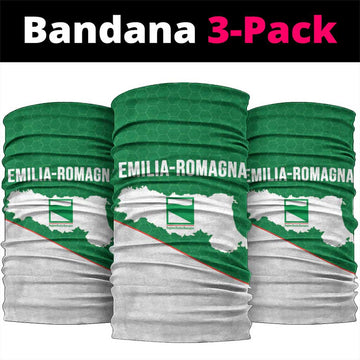 Italy Emilia-Romagna Neck Gaiter Map With Flag Style LT19