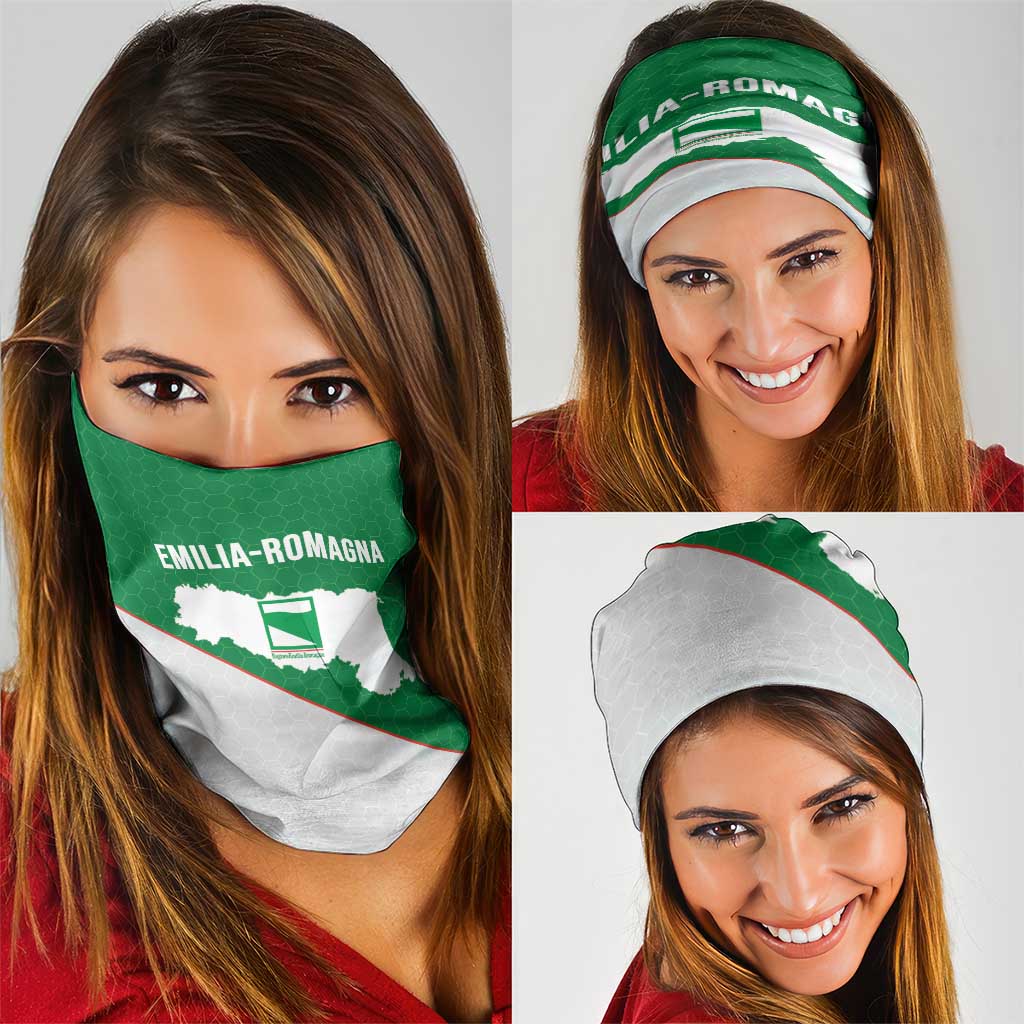 Italy Emilia-Romagna Neck Gaiter Map With Flag Style LT19