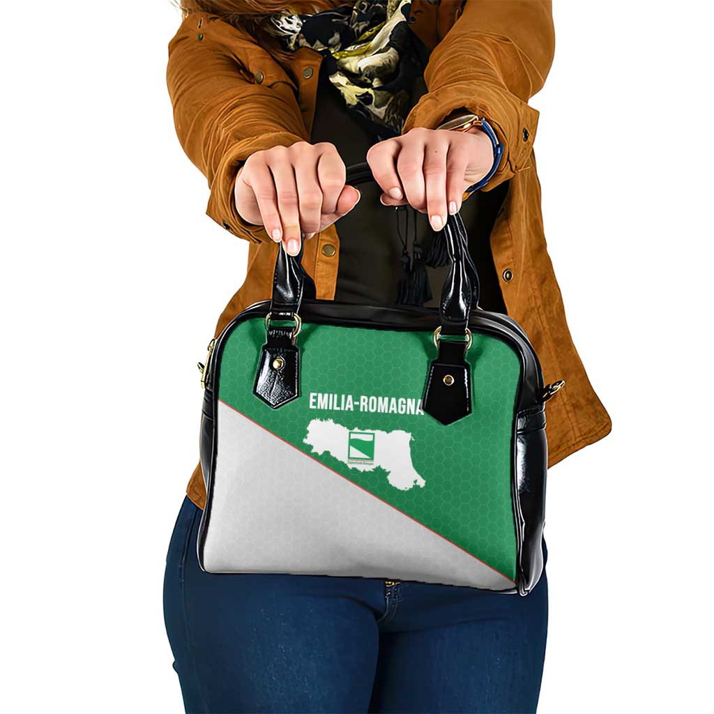 Italy Emilia-Romagna Shoulder Handbag Map With Flag Style LT19