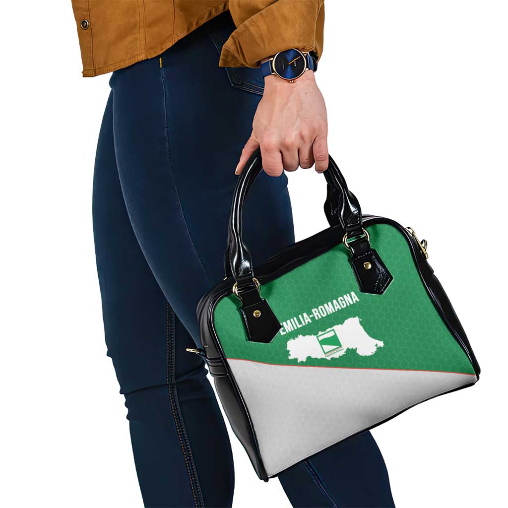 Italy Emilia-Romagna Shoulder Handbag Map With Flag Style LT19