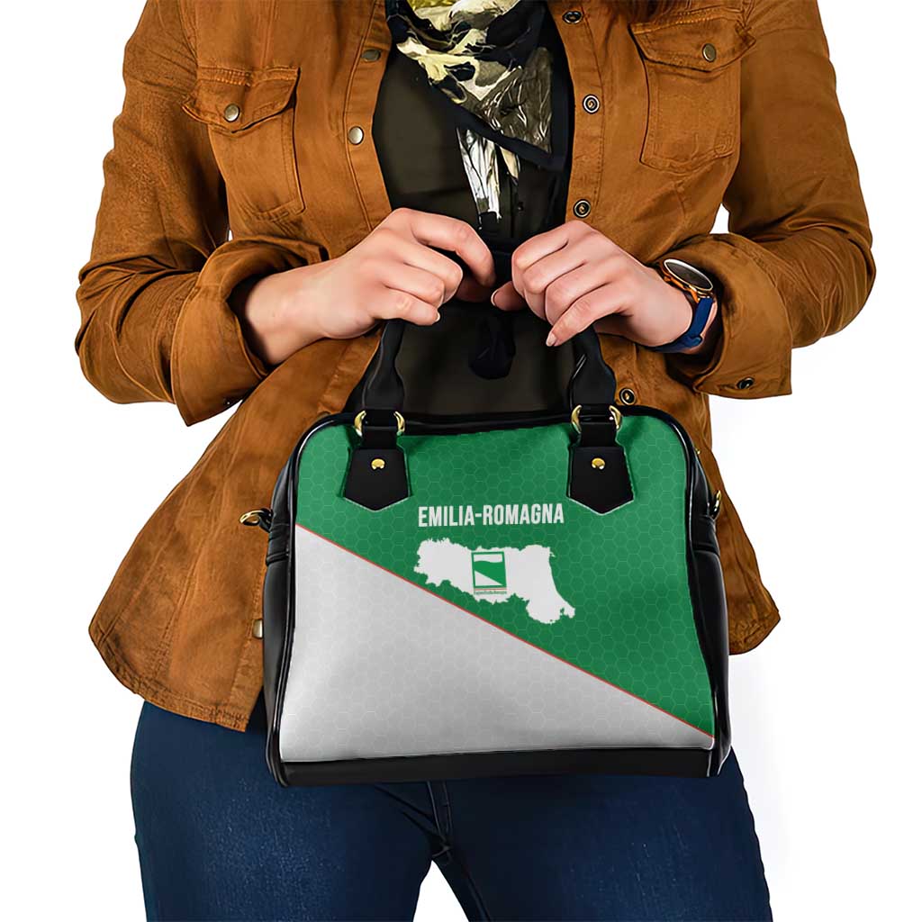 Italy Emilia-Romagna Shoulder Handbag Map With Flag Style LT19