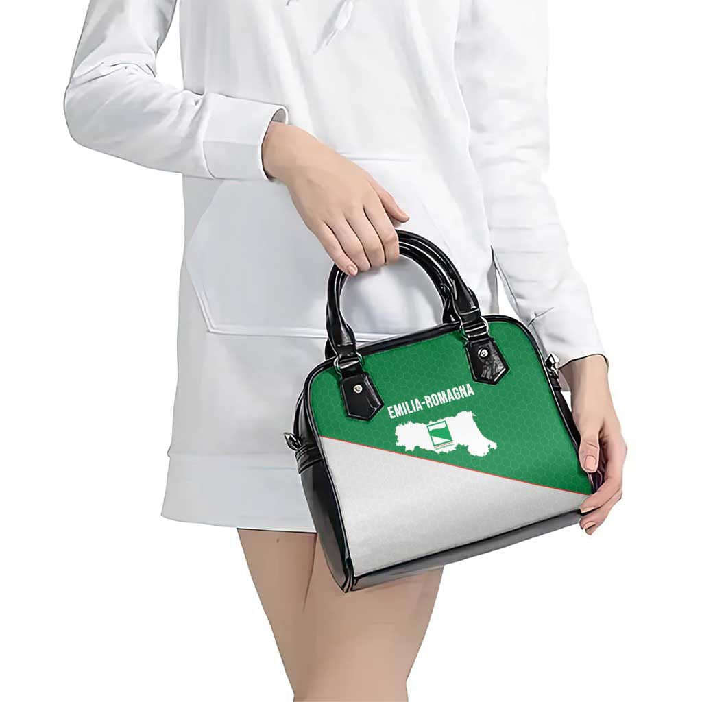 Italy Emilia-Romagna Shoulder Handbag Map With Flag Style LT19