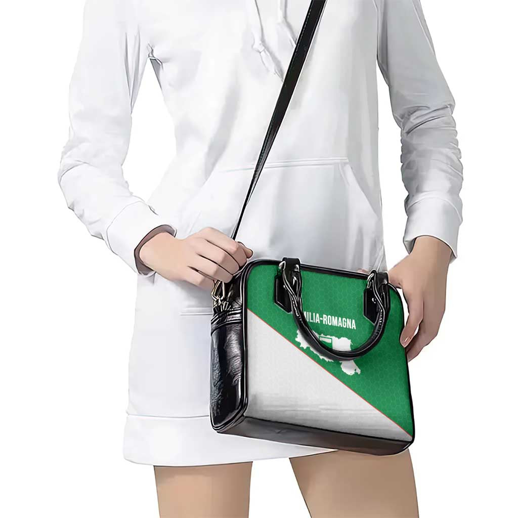 Italy Emilia-Romagna Shoulder Handbag Map With Flag Style LT19