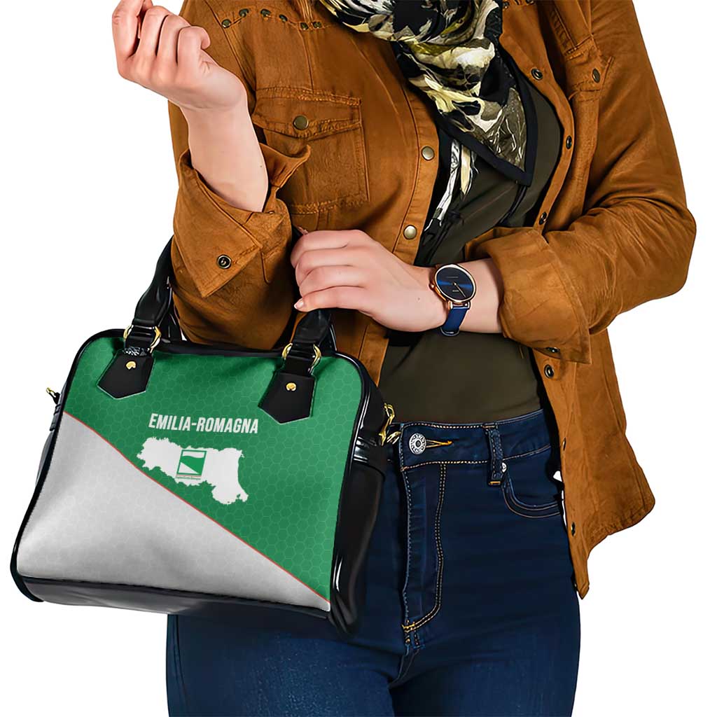 Italy Emilia-Romagna Shoulder Handbag Map With Flag Style LT19