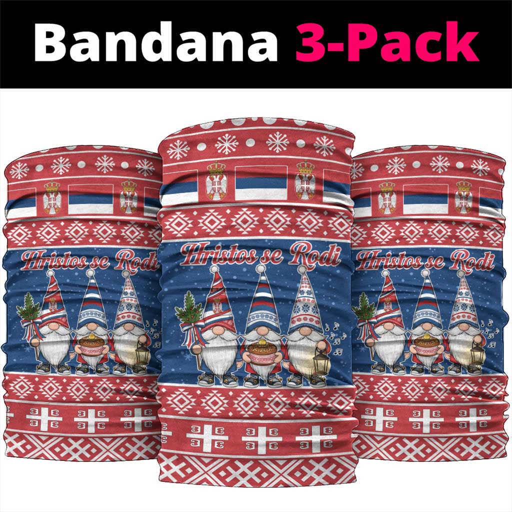 Serbia Christmas Neck Gaiter Hristos Se Rodi Gnome LT19