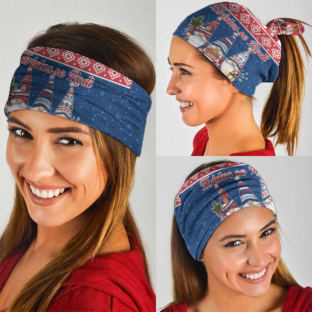 Serbia Christmas Neck Gaiter Hristos Se Rodi Gnome LT19