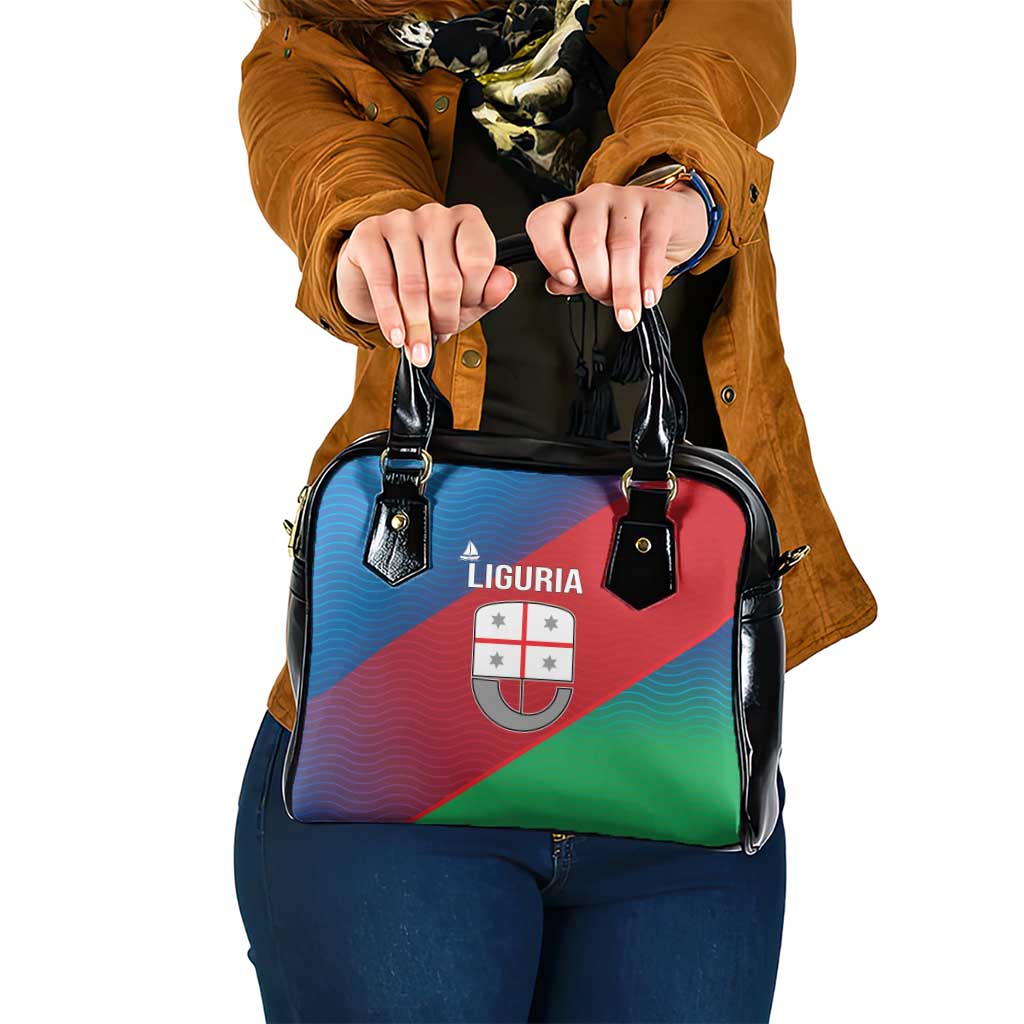 Italy Liguria Shoulder Handbag Emblem With Flag Style LT19
