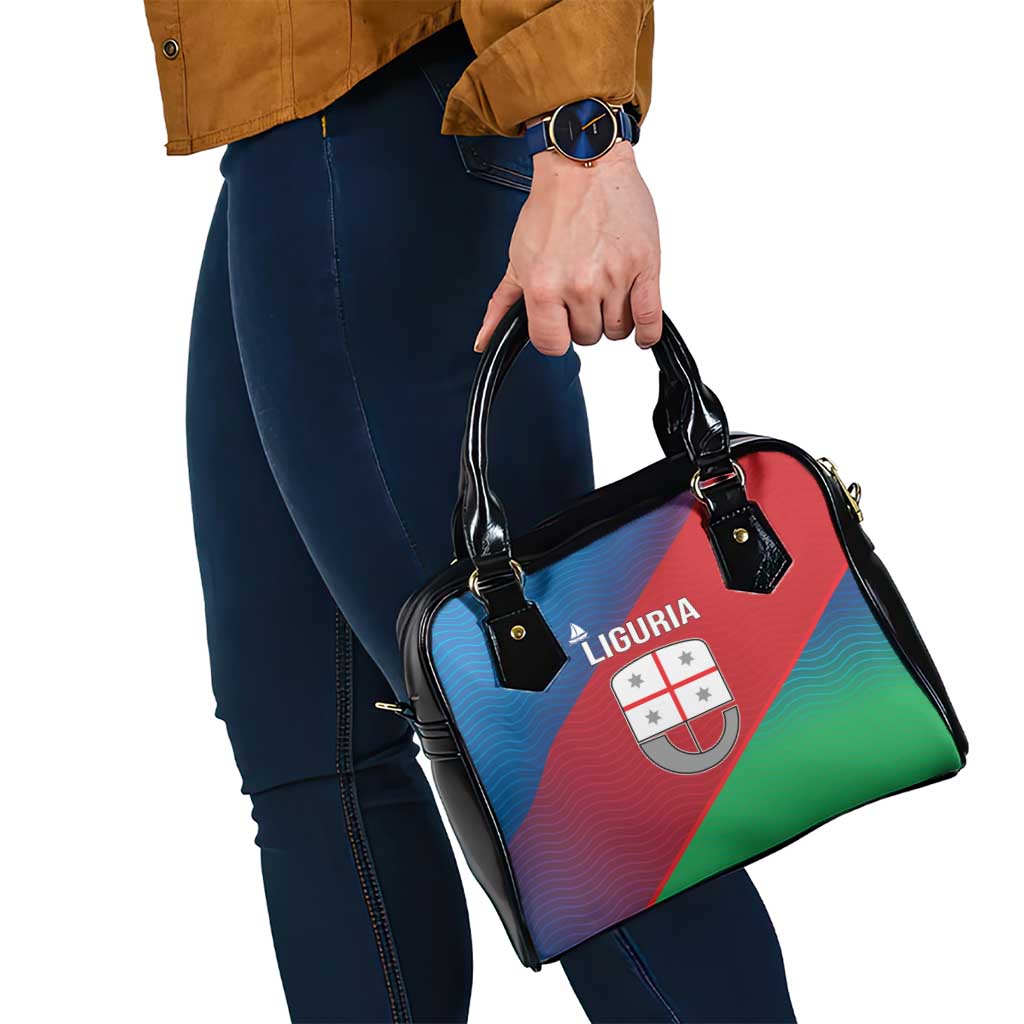 Italy Liguria Shoulder Handbag Emblem With Flag Style LT19