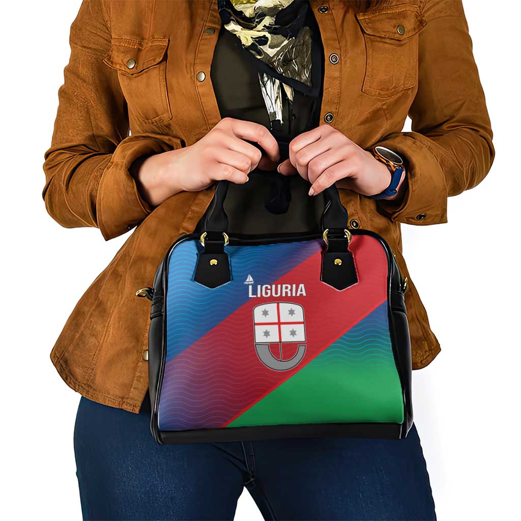 Italy Liguria Shoulder Handbag Emblem With Flag Style LT19