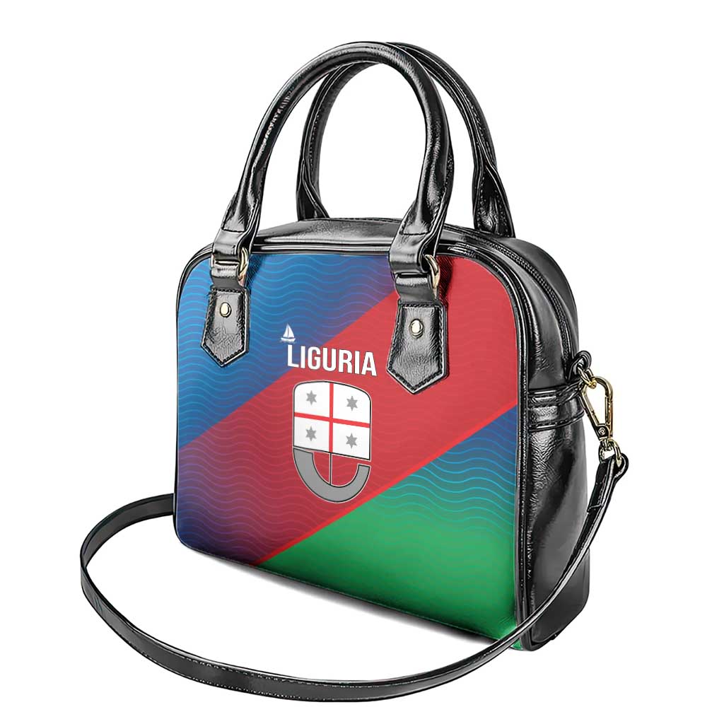 Italy Liguria Shoulder Handbag Emblem With Flag Style LT19