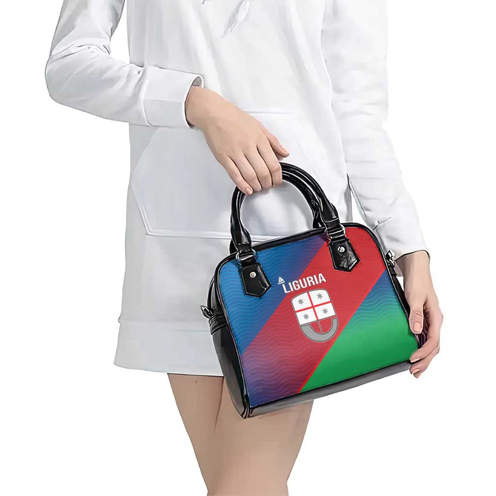 Italy Liguria Shoulder Handbag Emblem With Flag Style LT19