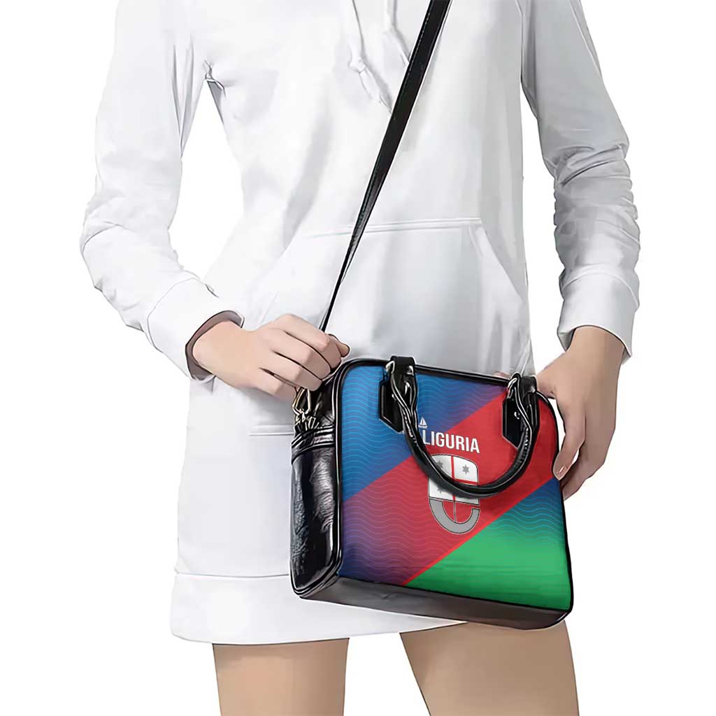 Italy Liguria Shoulder Handbag Emblem With Flag Style LT19