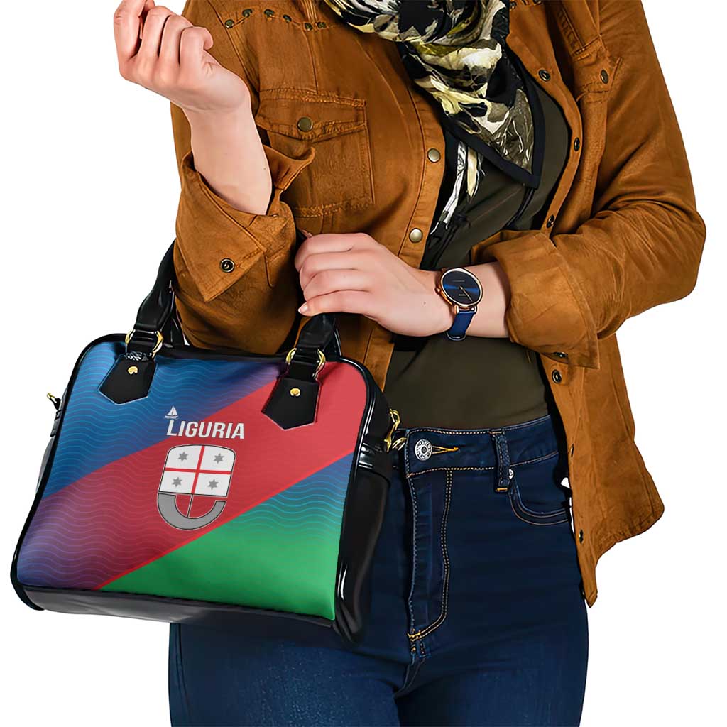 Italy Liguria Shoulder Handbag Emblem With Flag Style LT19
