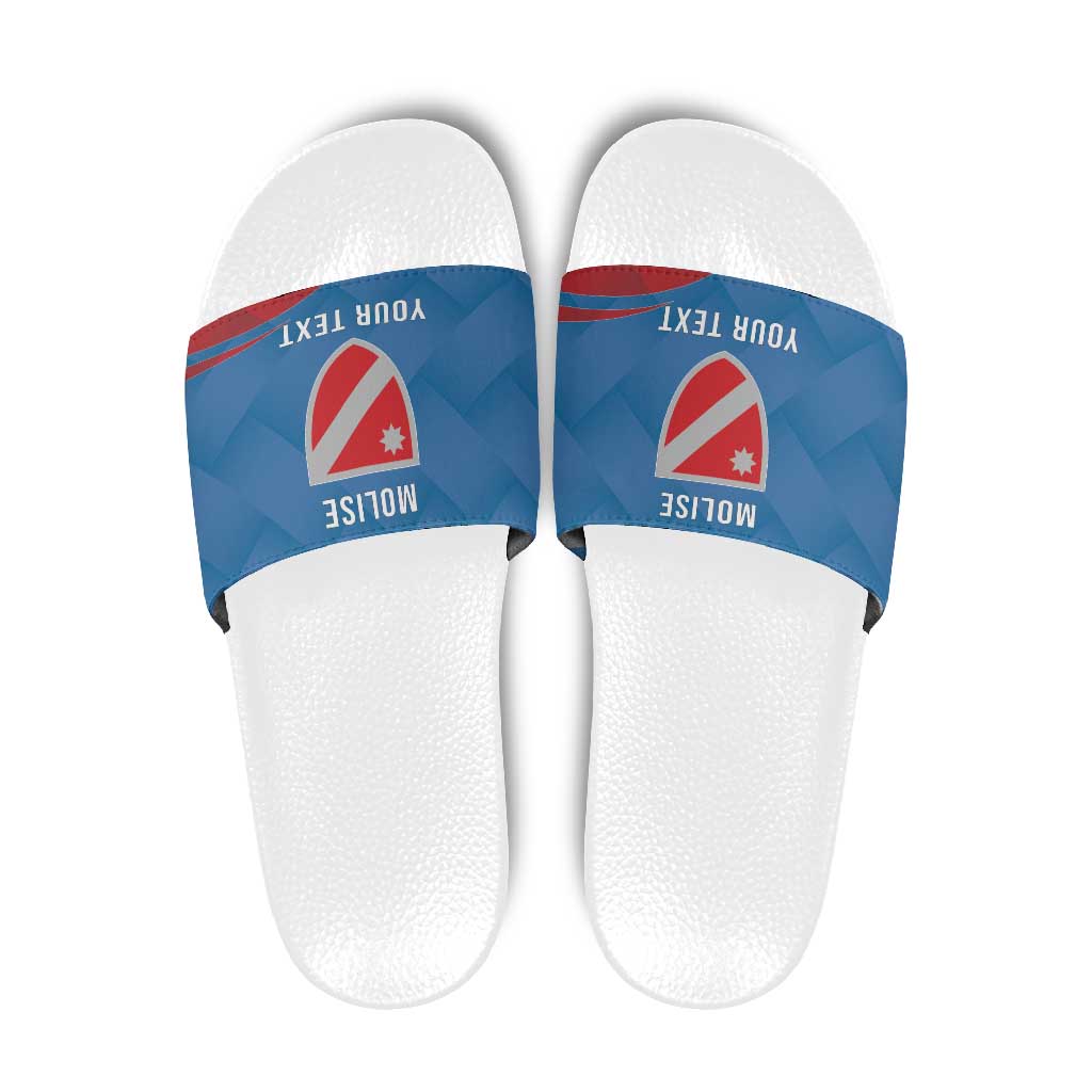 Personalized Italy Molise Slide Sandals Flag Style LT19