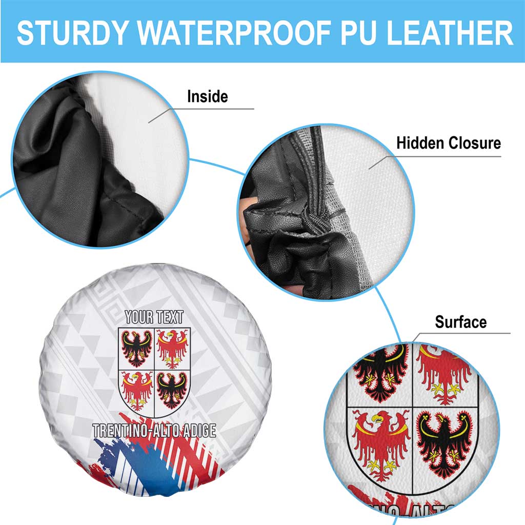 Personalized Italy Trentino-Alto Adige Spare Tire Cover Flag Style LT19