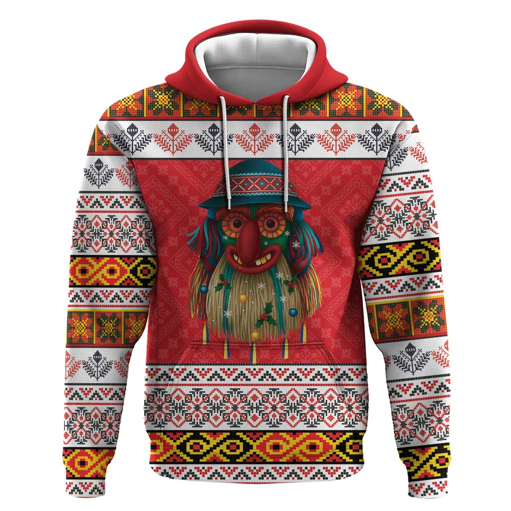 Personalized Romania Christmas Hoodie Romanian Folk Mask LT19