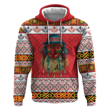 Personalized Romania Christmas Hoodie Romanian Folk Mask LT19